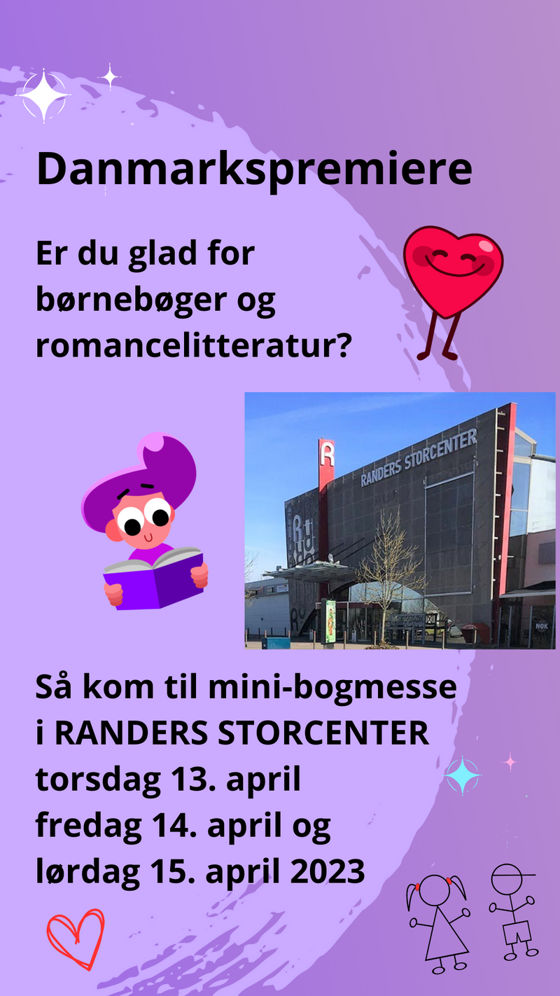 Mini-bogmesse i Randers Storcenter 13.-15. april 2023